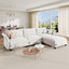 LLappuil Modular Sectional Sofa,  Modular Sectional Sofa with Storage, Oversized Deep Seat Chenille Sofa for Living Room