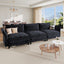 LLappuil Modular Sectional Sofa,  Modular Sectional Sofa with Storage, Oversized Deep Seat Chenille Sofa for Living Room