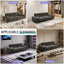 LLappuil 105" Oversized Cloud Sofa Couch, Chenille Chestfied Tufted Couch with Wide Removable Armrests for Living Room