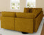 LLappuil Modular Sectional Sofa, 8 Seat Corduroy Sectional Sofa with Storage, 8 Back Cushion 8 Throw Pillow Yellow