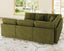 LLappuil Modular Sectional Sofa, 9 Seat Corduroy Sectional Sofa with Storage, 9 Back Cushion 9 Throw Pillow Green