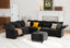 LLappuil Chenille L Shaped Modular Sectional Sofa 7 Seater Sectional Couch with Storage Ottoman, Deep Sectional Sofas for Living Room with Adjustable Armrest/Backrest