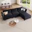 LLappuil Modular Sectional Sofa,  Modular Sectional Sofa with Storage, Oversized Deep Seat Chenille Sofa for Living Room