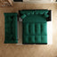 LLappuil Queen Size Pull Out Sofa Bed, 75" Oversized Loveseat Sofa Convertible Sleeper Sofa Bed, Velvet Sofa Couch for Living Room Apartment Green