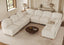 LLappuil Oversized Sectional Couch with Storage, Extra Large U Shaped Sofa Set with Reversible Chaise,113.5 Inch Width, 10 Seat Modular Sofa Sectional for Living Room, Beige, Teddy Velvet