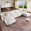 LLappuil Modular Sectional Sofa,  Modular Sectional Sofa with Storage, Oversized Deep Seat Chenille Sofa for Living Room