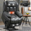 LLappuil Lift Power Recliner Chair, Dual Motor 8-Point Vibration Massage Recliner Chair with Heat, Faux Leather Nursery Glider Rocker Recliner Chair for Living Room, Bedroom Gray
