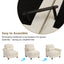 LLappuil 98" Sectional Sofa, L Shaped Modular Sectional Couch with Movable Ottoman, Cloud Chenille Sofa Couch for Living Room
