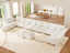 LLappuil Modular Sectional Sofa, Sectional Couch with Adjustable Arms Backs & Storage Seat, Oversized Corduroy Sofa Couch for Living Room Beige