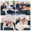LLappuil 76" Loveseat Sofa, Modular Sectional Couch with Movable Ottoman, Cloud Corduroy Sofa Couch for Living Room