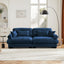 LLappuil 94" Loveseat Sofa, Oversized Velvet Cloud Couch for Living Room