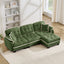 LLappuil 101" Sectional Sofa, Modular Sectional Couch with Movable Ottoman, Chenille Cloud Sofa Couch for Living Room