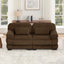 LLappuil 76" Loveseat Sofa, Cloud Corduroy Sofa Couch for Living Room