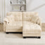 LLappuil 70" Loveseat Sofa, Modular Sectional Couch with Movable Ottoman, Chenille Cloud Sofa Couch for Living Room