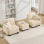 LLappuil 70" Loveseat Sofa, Modular Sectional Couch with Movable Ottoman, Chenille Cloud Sofa Couch for Living Room