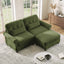 LLappuil 69" Loveseat Sofa, Modular Sectional Couch with Movable Ottoman, Cloud Chenille Sofa Couch for Living Room