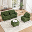 LLappuil 104" Sectional Sofa, L Shaped Modular Sectional Couch with Movable Ottoman, Cloud Corduroy Sofa Couch for Living Room