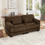 LLappuil 76" Loveseat Sofa, Cloud Corduroy Sofa Couch for Living Room