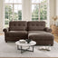 LLappuil 69" Loveseat Sofa, Modular Sectional Couch with Movable Ottoman, Cloud Chenille Sofa Couch for Living Room