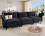 NYBOPAVIS Modular Sectional Sofa, 3 Seat Modular Sectional Couch with Storage, Oversized Deep Seat Chenille Sofa for Living Room