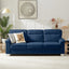 LLappuil 82" Velvet Sofa, 3 Seater Sofa Couch for Living Room Blue