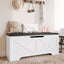 Wooden Storage Chest  39” Toy Box, Entryway Storage Trunk,Shoe Bench with Storage,Load up to 400 lb,for Living Room, Bedroom, Entryway,White