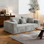 LLappuil 94" Boneless Couch, Corduroy 3 Seat Sofa, Deep Seat Cloud Sofa Couch for Living Room