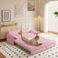 LLappuil 66" Loveseat Sofa, Pull Out Sofa Bed Queen Size, Velvet Sofa Couch Convertible Sofa Bed for Living Room