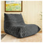 LLappuil Bean Bag Chair, Lazy Sofa Chair for Adults, BeanBag Chair Bean Bag Sofa with Memory Foam for Living Room Bedroom Gray