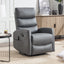 LLappuil Recliner Chair, 360° Swivel Massage Recliner Chair with Heat, Nursery Glider Rocker Faux Leather Recliner Chair for Living Room Beige