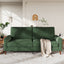 LLappuil 81" Corduroy Sofa, Comfy Loveseat Sofa Couch , Mid-Century Upholstered Couch for Living Room