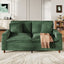 LLappuil 81" Corduroy Sofa, Comfy Loveseat Sofa Couch , Mid-Century Upholstered Couch for Living Room Beige