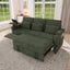 LLappuil 81" Loveseat Sofa with Recliner Chair, 3 Seat Sofa with Pull Out Sofa Bed, Chenille Sofa Couch Convertible Sofa Bed with Tabletop, Cup Holder, USB & Type-c Charging Port for Living Room