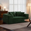 LLappuil 67" Loveseat Sofa, Corduroy Boneless Cloud Sofa Couch for Living Room