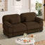 LLappuil 76" Loveseat Sofa, Cloud Corduroy Sofa Couch for Living Room