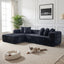 LLappuil 108" Sectional Sofa, Modular Sectional Couch with Right Chaise, Boneless Chenille Cloud Sofa Couch for Living Room