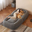 LLappuil Human Dog Bed for Adult & Pets, Lazy Sofa Bed with 5 Adjustable Position, Bean Bag Lounge Chair with 2 Soft Pillows for Bedroom Living Room Office