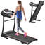 NYBOPAVIS Treadmill for Home, 2.5 HP Quiet Brushless Motor Treadmill 300 lbs Capacity, Folding Treadmill with 3 Level Incline, 7.5MPH