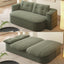 LLappuil 79" Futon Sofa Bed, Boneless Sofa Convertible Sofa Bed Full Size, Corduroy Loveseat Floor Sofa Couch for Living Room