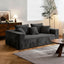LLappuil 94" Boneless Couch, Corduroy 3 Seat Sofa, Deep Seat Cloud Sofa Couch for Living Room