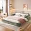 LLappuil 80" Corduroy Sofa, Pull Out Sofa Bed King Size, Loveseat Sofa Convertible Sofa Bed for Living Room