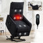 LLappuil Power Lift Recliner Chair, 8‑Point Vibration Massage Reclining Chair with Heat, Chenille Reading Chair with Side Pocket, USB Charge Port, Remote Control for Living Room