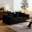 LLappuil 94" Boneless Couch, Corduroy 3 Seat Sofa, Deep Seat Cloud Sofa Couch for Living Room