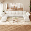 LLappuil Modular Sectional Sofa, Sectional Couch with Adjustable Arms Backs & Storage Seat, Oversized Corduroy Sofa Couch for Living Room Beige