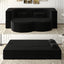 LLappuil Full Size Futon Convertible Sleeper Sofa Bed, 78" Corduroy Loveseat Floor Sofa Couch for Living Room