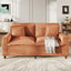 LLappuil 81" Chenille Sofa, Comfy Loveseat Sofa Couch , Mid-Century Upholstered Couch for Living Room Gray