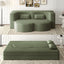 LLappuil Full Size Futon Convertible Sleeper Sofa Bed, 78" Corduroy Loveseat Floor Sofa Couch for Living Room