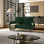 LLappuil Loveseat Sofa, 47" Small Couch, Love Seat Corduroy Sofa Couch for Compact Space Green