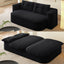 LLappuil 79" Futon Sofa Bed, Boneless Sofa Convertible Sofa Bed Full Size, Corduroy Loveseat Floor Sofa Couch for Living Room