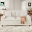 LLappuil 59" Loveseat Sofa, Small Living Room 2 Seat Sofa Couch, Chenille Cloud Sofa Couch for Apartment, Compact Space Beige